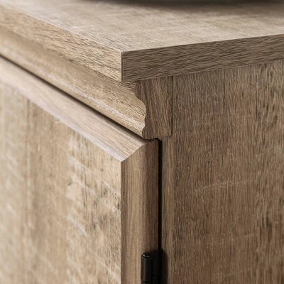Morgan 4 Door Storage Cabinet Oak - South Shore 8 Morgan 4 Door Storage Cabinet Oak - South Shore - Image 6