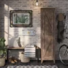 2pc Doney Armoire And Led Mirror Set Reclaimed Oak - MiBasics 2 2pc Doney Armoire And Led Mirror Set Reclaimed Oak - MiBasics -Bedroom Home Store GUEST 4992bccf 1e87 439d bf5a 4c49e159b0b3