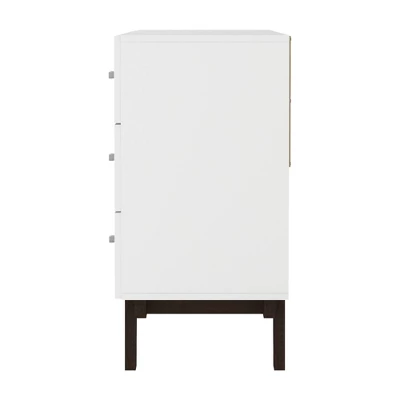 Kincaid Wood 6 Drawer Dresser Matte White - Hillsdale Furniture 7 Kincaid Wood 6 Drawer Dresser Matte White - Hillsdale Furniture - Image 5