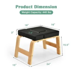 Costway Yoga Headstand Bench For Workout Relieve Fatigue Body Building Black 18 Costway Yoga Headstand Bench For Workout Relieve Fatigue Body Building Black -Bedroom Home Store GUEST 4a8cb9b2 7740 4ddc b1d8 bfcf68e270ad