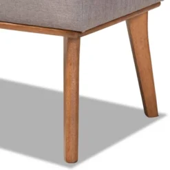Odessa Mid-Century Modern Fabric Upholstered Wood Dining Bench Walnut/Brown - Baxton Studio 9 Odessa Mid-Century Modern Fabric Upholstered Wood Dining Bench Walnut/Brown - Baxton Studio -Bedroom Home Store GUEST 4a92d6c0 aa61 4d94 9c7c ee4e36f569fd
