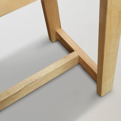 18"H Solid White Oak Mini Bench - Flora Home 12 18"H Solid White Oak Mini Bench - Flora Home - Image 10