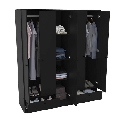 Denmark 5 Door 2 Drawer Wardrobe - Polifurniture 4 Denmark 5 Door 2 Drawer Wardrobe - Polifurniture - Image 2