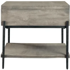 Hekman 24903 End Tbl W/ Drawer Bedford Gray 8 Hekman 24903 End Tbl W/ Drawer Bedford Gray -Bedroom Home Store GUEST 4ce7fbd1 9671 40a1 94d7 f0dd09736e01