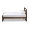 King Torino Mid Century Modern Solid Wood Open Frame Style Platform Bed Brown - Baxton Studio 2 King Torino Mid Century Modern Solid Wood Open Frame Style Platform Bed Brown - Baxton Studio -Bedroom Home Store GUEST 4ceab66f 1223 4022 b182 ab64dadf6a3b