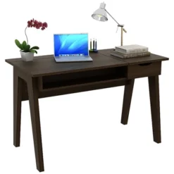 Costway Vanity Table With Flip Mirror Writing Computer Desk Storage Drawer Walnut 19 Costway Vanity Table With Flip Mirror Writing Computer Desk Storage Drawer Walnut -Bedroom Home Store GUEST 4d1e10a2 5fbf 4681 8b76 88acd42e0619