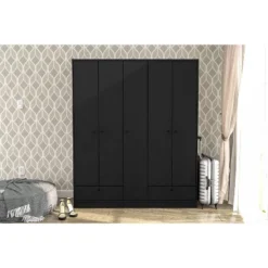 Denmark 5 Door 2 Drawer Wardrobe - Polifurniture 15 Denmark 5 Door 2 Drawer Wardrobe - Polifurniture -Bedroom Home Store GUEST 4d7941a5 113e 48cf 8dff 4b8d3d9841f0