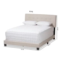 Audrey Modern And Contemporary Fabric Upholstered Bed - Baxton Studio 19 Audrey Modern And Contemporary Fabric Upholstered Bed - Baxton Studio -Bedroom Home Store GUEST 4e8fcfde 3db6 4ec0 9e32 39912489ce4a