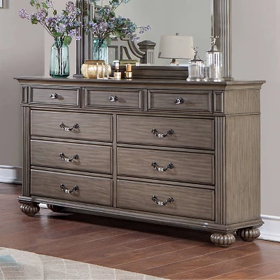 6pc Pennings Traditional Bedroom Set Gray - HOMES: Inside + Out 8 6pc Pennings Traditional Bedroom Set Gray - HOMES: Inside + Out - Image 6