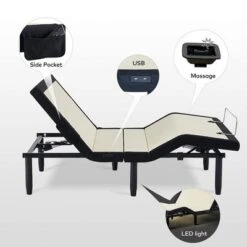 Applied Sleep Pro Adjustable Bed Frame With Zero Gravity And Anti Snore Positions, Massage Mode, And Wireless Remote With App Control, Queen 9 Applied Sleep Pro Adjustable Bed Frame With Zero Gravity And Anti Snore Positions, Massage Mode, And Wireless Remote With App Control, Queen -Bedroom Home Store GUEST 4f745a0f 5ba4 4b0d b538 a392414e7c84