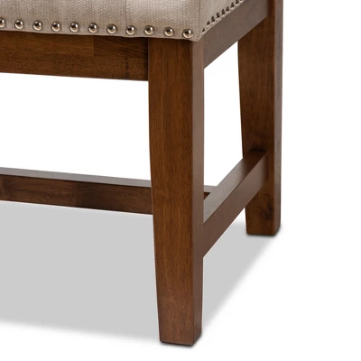 Ainsley Bench - Baxton Studio 4 Ainsley Bench - Baxton Studio - Image 2