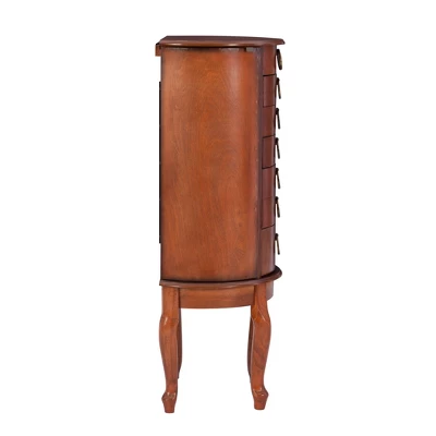Raine Jewelry Armoire Cherry - Powell Company 6 Raine Jewelry Armoire Cherry - Powell Company - Image 4