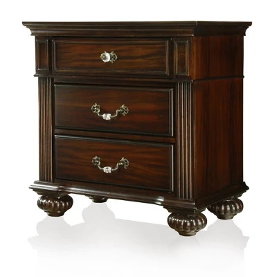 3pc California King Pennings Traditional Bed Set And Nightstand With Chest Dark Walnut - HOMES: Inside + Out 17 3pc California King Pennings Traditional Bed Set And Nightstand With Chest Dark Walnut - HOMES: Inside + Out - Image 15