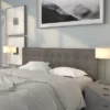 Flash Furniture Lennox Tufted Upholstered King Size Headboard In Gray Vinyl 2 Flash Furniture Lennox Tufted Upholstered King Size Headboard In Gray Vinyl -Bedroom Home Store GUEST 516599c6 55d0 4803 bafe 331e8ff57400