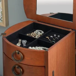Raine Jewelry Armoire Cherry - Powell Company 24 Raine Jewelry Armoire Cherry - Powell Company -Bedroom Home Store GUEST 51a300ce 6ded 4f95 b71d e614302133fa