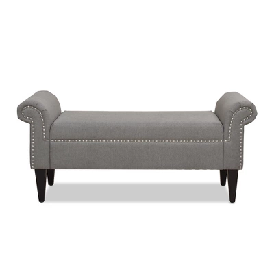 Jennifer Taylor Home Kathy Roll Arm Entryway Accent Bench 15 Jennifer Taylor Home Kathy Roll Arm Entryway Accent Bench - Image 13
