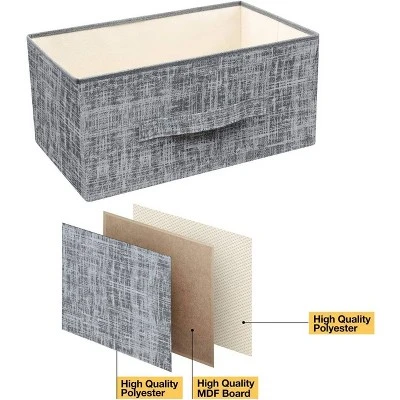 Sorbus Drawer Nightstand Shelf For Bedroom Home Etc Gray 5 Sorbus Drawer Nightstand Shelf For Bedroom Home Etc Gray - Image 3
