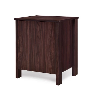 Olimont Contemporary 2 Drawer Nightstand Walnut - Christopher Knight Home 5 Olimont Contemporary 2 Drawer Nightstand Walnut - Christopher Knight Home - Image 3