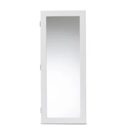 Pontus Wood Wall-Mountable Jewelry Armoire With Mirror - Baxton Studio 17 Pontus Wood Wall-Mountable Jewelry Armoire With Mirror - Baxton Studio -Bedroom Home Store GUEST 52e5db1b f444 44a2 865f 6d3687fabb3c