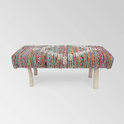 Laveta Boho Rectangular Bench - Christopher Knight Home 11 Laveta Boho Rectangular Bench - Christopher Knight Home - Image 9