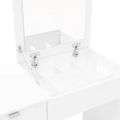 Ava Pull Top Vanity White - Polifurniture 12 Ava Pull Top Vanity White - Polifurniture -Bedroom Home Store GUEST 56475ec3 b4cf 4840 bd71 8cc41fa832a1
