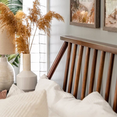 Boho Solid Wood Spindle Platform Bed - Saracina Home 10 Boho Solid Wood Spindle Platform Bed - Saracina Home - Image 8
