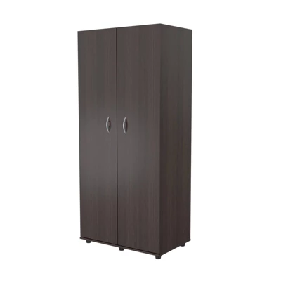 2 Door Wardrobe/Armoire Espresso - Inval 9 2 Door Wardrobe/Armoire Espresso - Inval - Image 7
