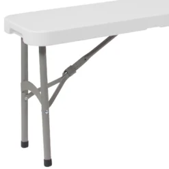 Emma And Oliver 11"W X 72"L Portable Bi-Fold Granite White Folding Bench 9 Emma And Oliver 11"W X 72"L Portable Bi-Fold Granite White Folding Bench -Bedroom Home Store GUEST 576e350b 3ee8 4c6d b084 c05d89e66aaf