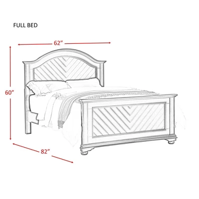 5pc Full Addison Panel Bedroom Set Dove White - Picket House Furnishings 12 5pc Full Addison Panel Bedroom Set Dove White - Picket House Furnishings - Image 10