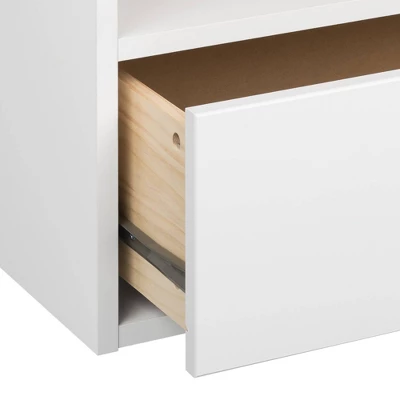 Hanging Dresser And Nightstand Set White - Prepac 5 Hanging Dresser And Nightstand Set White - Prepac - Image 3