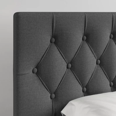 Henley Linen Tufted Upholstered Platform Bed With Storage Drawers - Eco Dream 6 Henley Linen Tufted Upholstered Platform Bed With Storage Drawers - Eco Dream - Image 4