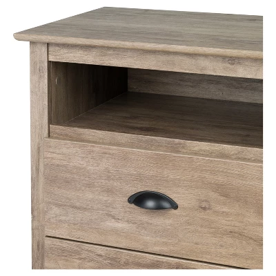 Salt Spring 2 - Drawer Nightstand - Drifted Gray - Prepac 5 Salt Spring 2 - Drawer Nightstand - Drifted Gray - Prepac - Image 3