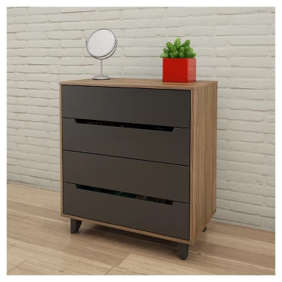 Queen 5pc Alibi Bedroom Set Walnut - Nexera 4 Queen 5pc Alibi Bedroom Set Walnut - Nexera - Image 2