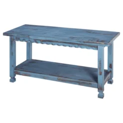 Country Cottage Entryway Wood Bench With Shelf Antique Finish - Alaterre Furniture 10 Country Cottage Entryway Wood Bench With Shelf Antique Finish - Alaterre Furniture -Bedroom Home Store GUEST 5b1851bd ce2f 461d 8fd2 672f22c56ea3