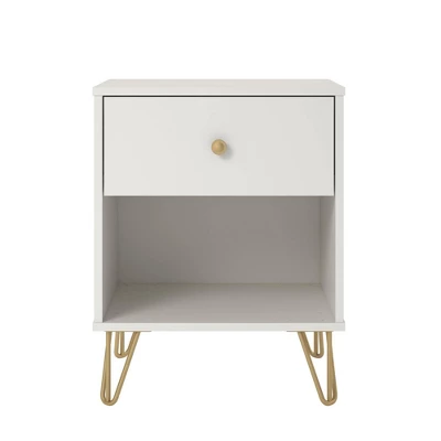 Finley Nightstand White - Novogratz 7 Finley Nightstand White - Novogratz - Image 5