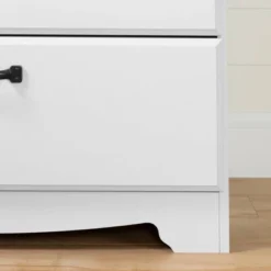 Farnel Wardrobe Armoire Pure White - South Shore -Bedroom Home Store GUEST 5c2b4e3b 9684 41f7 8b4f e689ed359502