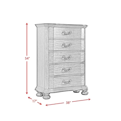 Serena 5 Drawer Chest Espresso - Picket House Furnishings 11 Serena 5 Drawer Chest Espresso - Picket House Furnishings - Image 9