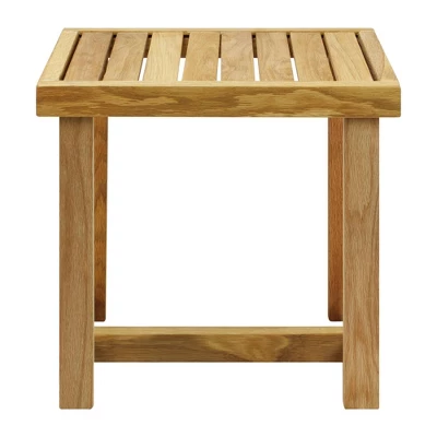 18"H Solid White Oak Mini Bench - Flora Home 5 18"H Solid White Oak Mini Bench - Flora Home - Image 3