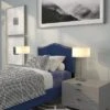 Emma And Oliver Upholstered Twin Size Headboard With Nailtrim In Navy Fabric 1 Emma And Oliver Upholstered Twin Size Headboard With Nailtrim In Navy Fabric -Bedroom Home Store GUEST 5d700387 5284 4155 916d f5a44adc8de1