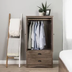Salt Spring 2 Door Armoire Drifted Gray - Prepac 11 Salt Spring 2 Door Armoire Drifted Gray - Prepac -Bedroom Home Store GUEST 5e4daceb c942 4b96 b1c6 7bea61428e0a
