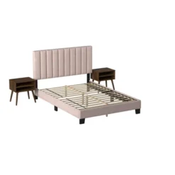 Queen Colbie Upholstered Platform Bed With Nightstands - Picket House Furnishings 26 Queen Colbie Upholstered Platform Bed With Nightstands - Picket House Furnishings -Bedroom Home Store GUEST 5f69d307 0563 4f28 85e1 5f13d5f0f41a