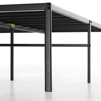 18" Classic Metal Platform Bed Frame Black - Mellow 8 18" Classic Metal Platform Bed Frame Black - Mellow - Image 6