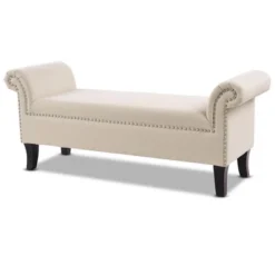 Jennifer Taylor Home Kathy Roll Arm Entryway Accent Bench 28 Jennifer Taylor Home Kathy Roll Arm Entryway Accent Bench -Bedroom Home Store GUEST 61e0a457 97b3 474a b1f4 430d6ebc7311