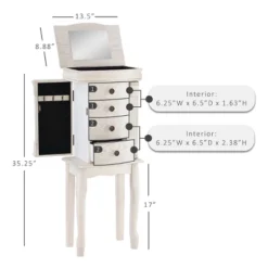 Helene Jewelry Armoire - Powell Company 28 Helene Jewelry Armoire - Powell Company -Bedroom Home Store GUEST 61fc00af 1933 4110 9c0c 15c8e5639929