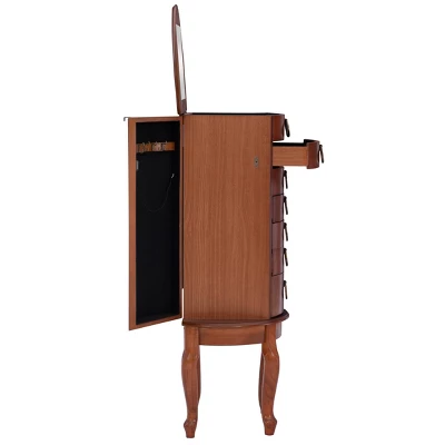 Raine Jewelry Armoire Cherry - Powell Company 7 Raine Jewelry Armoire Cherry - Powell Company - Image 5