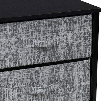 Sorbus Drawer Nightstand Shelf For Bedroom Home Etc Gray 6 Sorbus Drawer Nightstand Shelf For Bedroom Home Etc Gray - Image 4