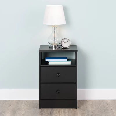 Astrid 2 Drawer Nightstand - Prepac 7 Astrid 2 Drawer Nightstand - Prepac - Image 5