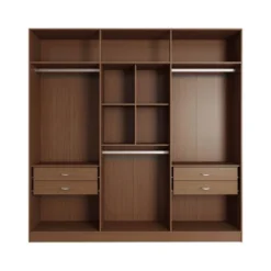 Eldridge Freestanding Wardrobe Maple Cream - Manhattan Comfort -Bedroom Home Store GUEST 647baf29 55b8 4aab b3e2 fc63ec085504