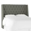 Diamond Tufted Nail Button Wingback Headboard - Skyline Furniture 1 Diamond Tufted Nail Button Wingback Headboard - Skyline Furniture -Bedroom Home Store GUEST 6516710e c0f3 4e23 8fcd c7527d6f8383