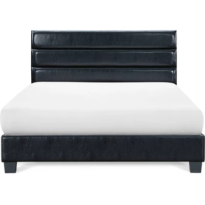 Hudson Leather Upholstered Bed Black - ClickDecor 13 Hudson Leather Upholstered Bed Black - ClickDecor - Image 11